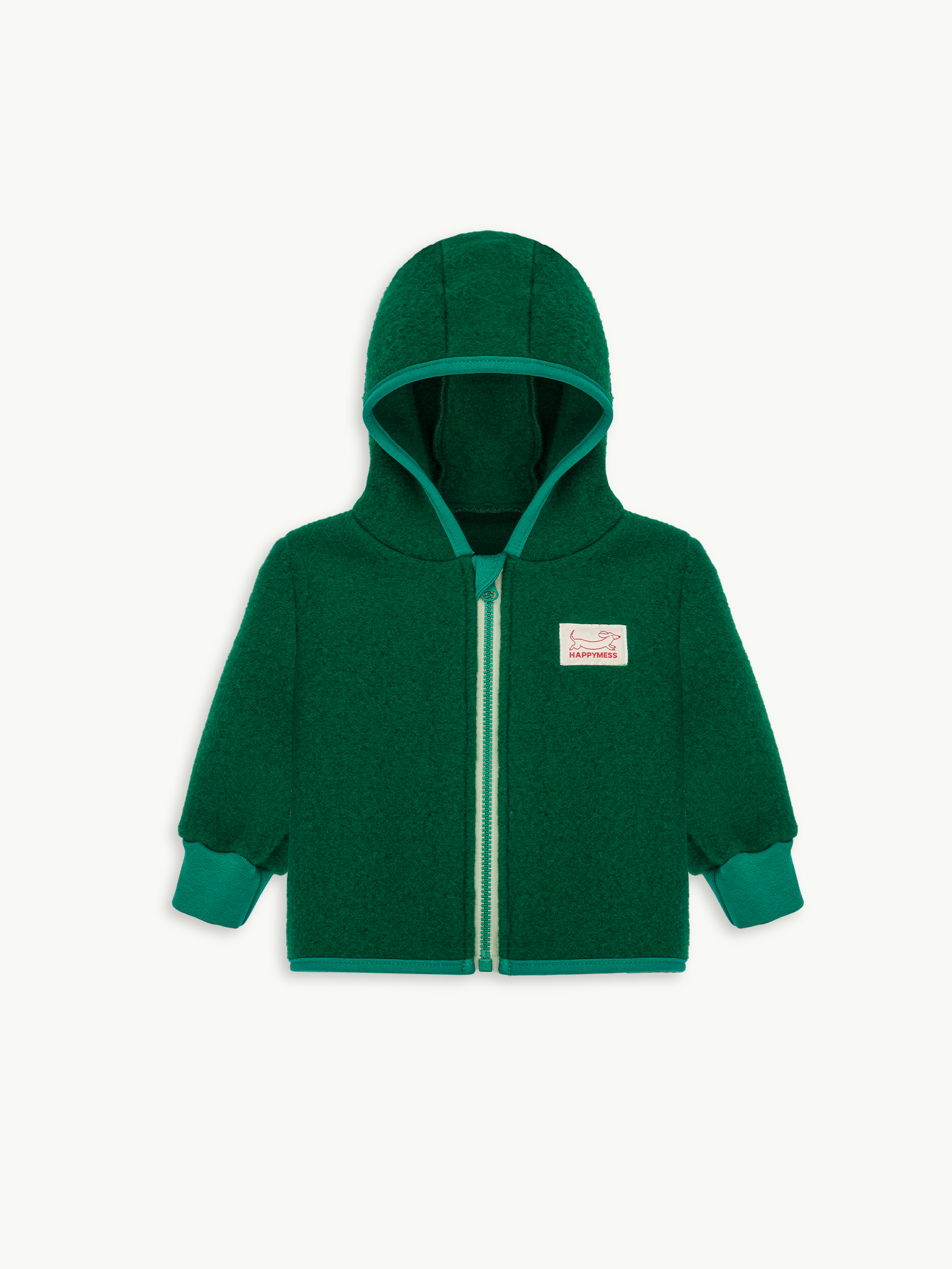 Merinowolljacke - forest green
